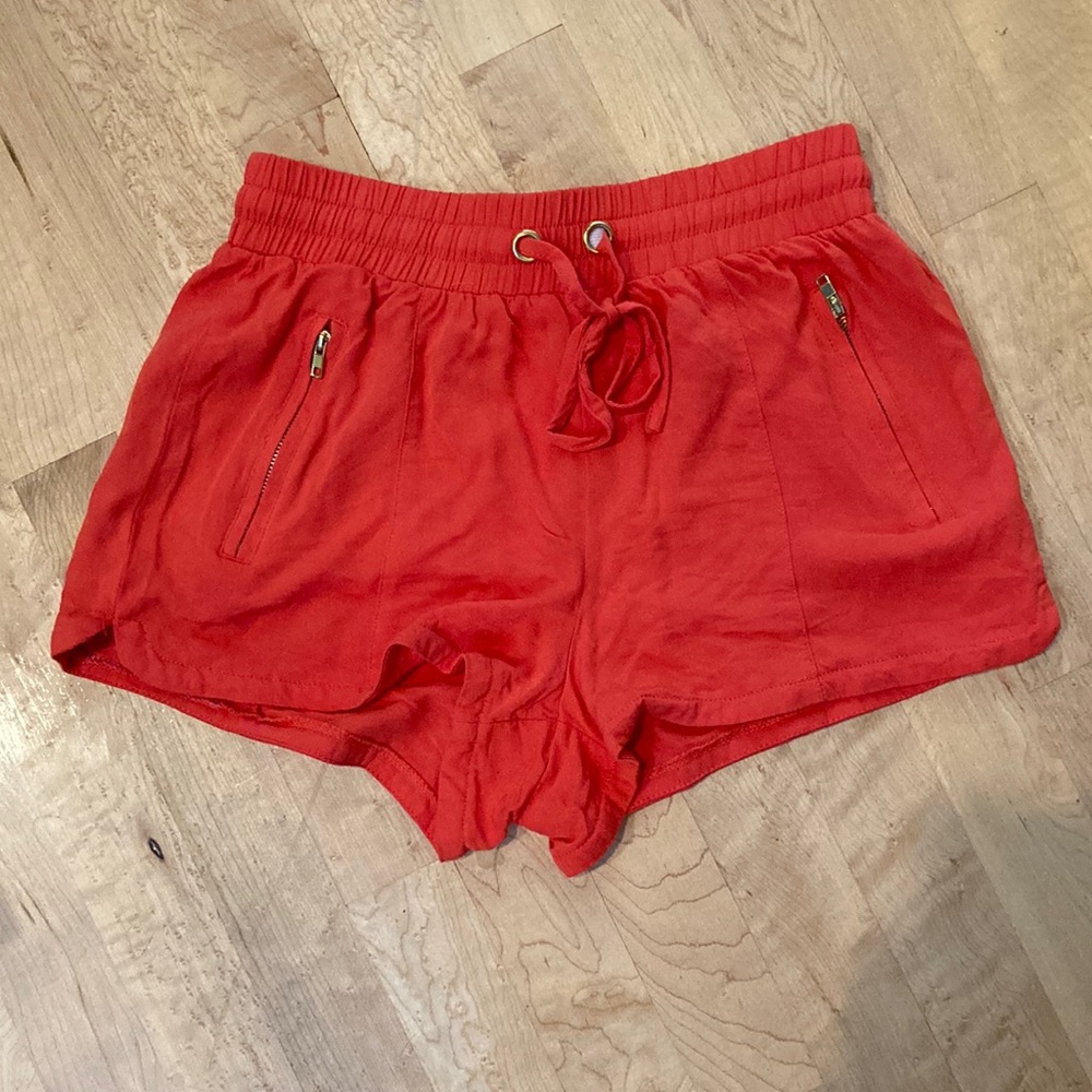 Orange Mine size small shorts